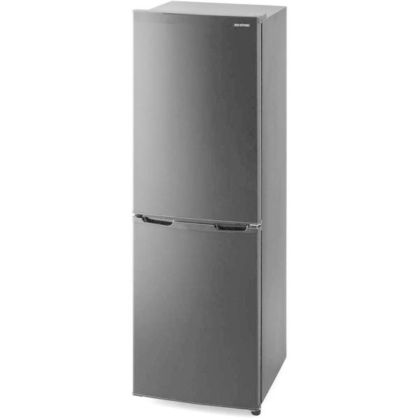 【I】【代引不可】アイリスオーヤマ ノンフロン冷凍冷蔵庫 162L(右開き) IRSE-16A-B ブラック【北海道・沖縄・離島不可】