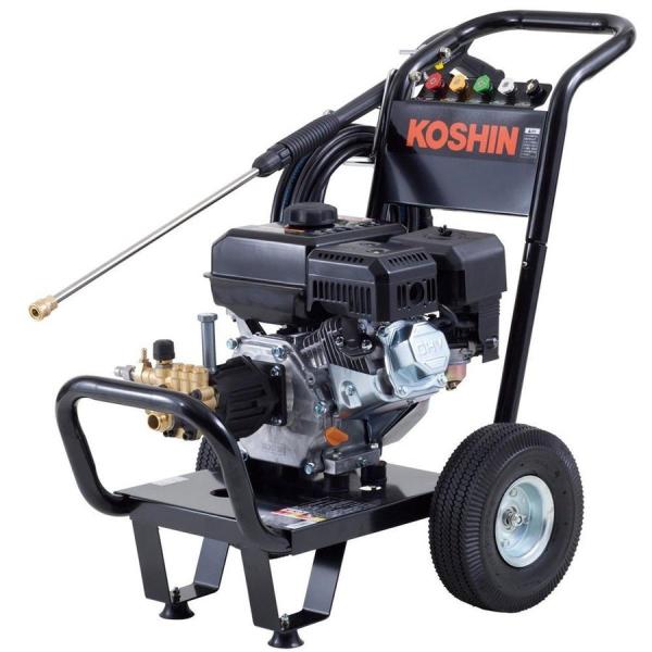 KOSHIN エンジン高圧洗浄機　JCE-1408UDX付属品あり 工進（KOSHIN） エンジン式高圧洗浄機 14mpa 車輪付タイプ JCE-1408UDX