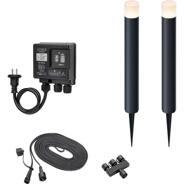 他サイト： 【在庫有・即納】タカショー ひかりノベーション 間のひかり 基本セット 防水 屋外 ガーデンライト 鮮やかな光【LGL-LH04P】の商品画像