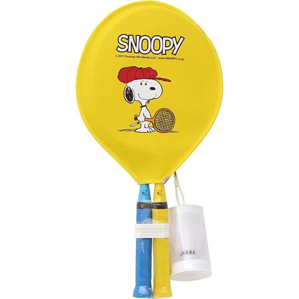 SNOOPY スヌーピー 子供用 ミニ バドミントンセット ミニラケット×2本