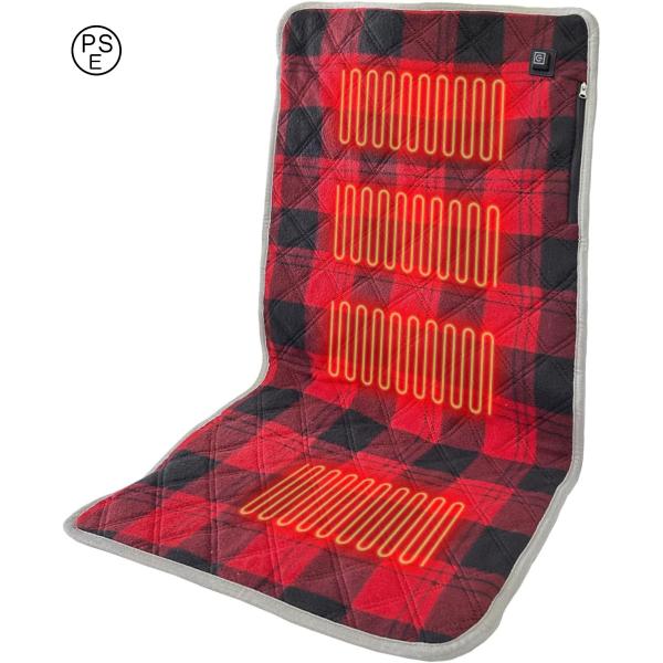 ?簡単操作?:電気座布団は電源のON/OFFだけのシンプル設計。35℃、45℃、55℃の3段階温度調節が可能なため、どなたでも簡単にご利用いただけます。本体に組み込まれたUSBケーブルと付属のType-Cケーブルのいずれかを使用して、ACア...