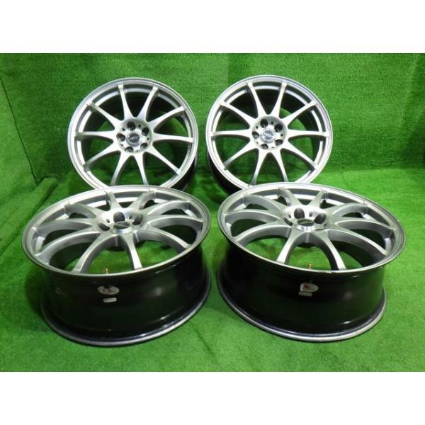 X SPEED プリウス ホイール アルミ シルバー 18インチ 7.5J 5穴 4本 
