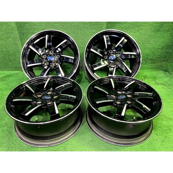 下取り・冬用等に　VM系スバル レヴォーグ純正【17×7J+55 5H-114.3】4本SETタイヤ付 SUBARU（スバル） スバル純正 VM4 レヴォーグ 17インチ 7J 5穴 4本
