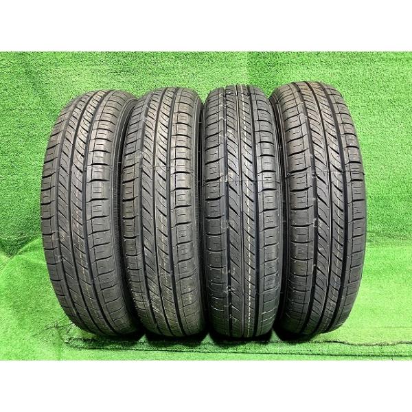 DUNLOP ENASAVE EC300 145/80R13 13インチ 夏タイヤ 4本 2015年製 バリ溝 モコ キャロル タント等　(TA166) クレジットカード QR決済可能 DUNLOP サマー ダンロップ エナセーブEC300 145/80R13 4本 6ミリ 2020