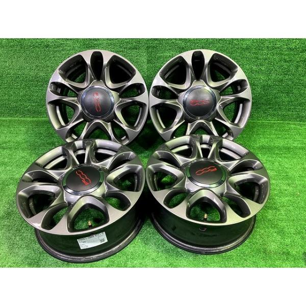 【新品未使用】FIAT 純正　アルミホイールのみ　4本セット FIAT500用 純正 アルミホイール 6.0J-15 +35 4H-98 4本』【1998-67619