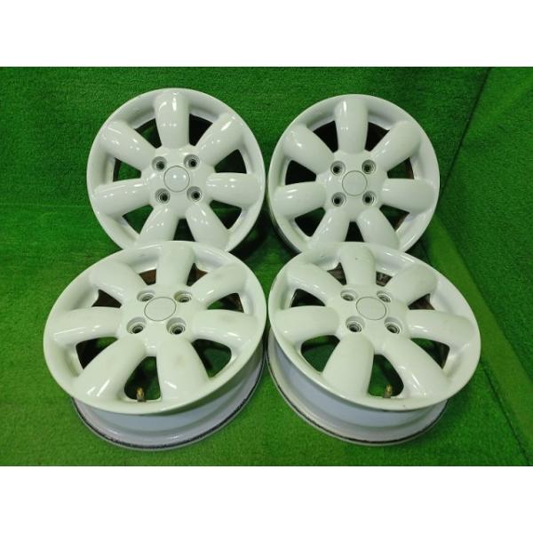 ラパンHE22S ホイールセット4本シルバー ラパン DBA-HE22S スズキ純正 アルミホイール 14インチ 4本セット 14