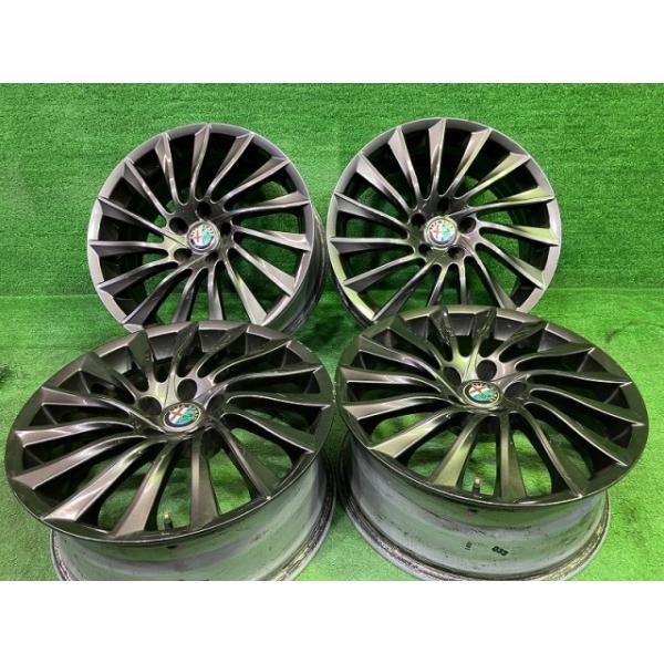 【4本購入必須】アルファロメオジュリエッタ18インチ純正アルミホイール(1/4) アルファロメオジュリエッタ18インチ純正ホイールスタッドレス1/4【4本