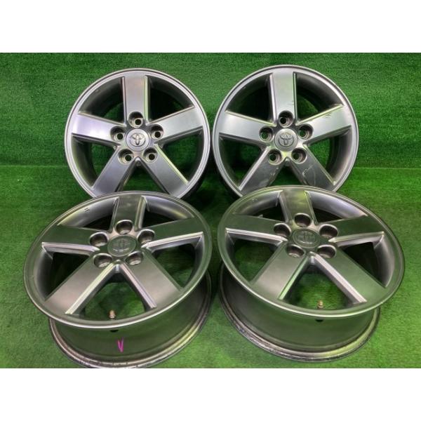 トヨタ TOYOTA 純正 ヴォクシー  AZR65G ホイール アルミ ガンメタ 15インチ 6J 5穴 4本 114.3 +50 42611-28610 トヨタ（TOYOTA） 純正 ヴォクシー AZR65G ホイール アルミ ガンメタ