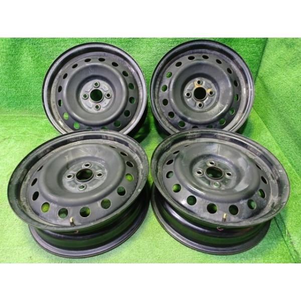 トヨタ TOYOTA 純正 ラクティス  NCP105 ホイール スチール クロ 16インチ 5.5J 4穴 4本 100