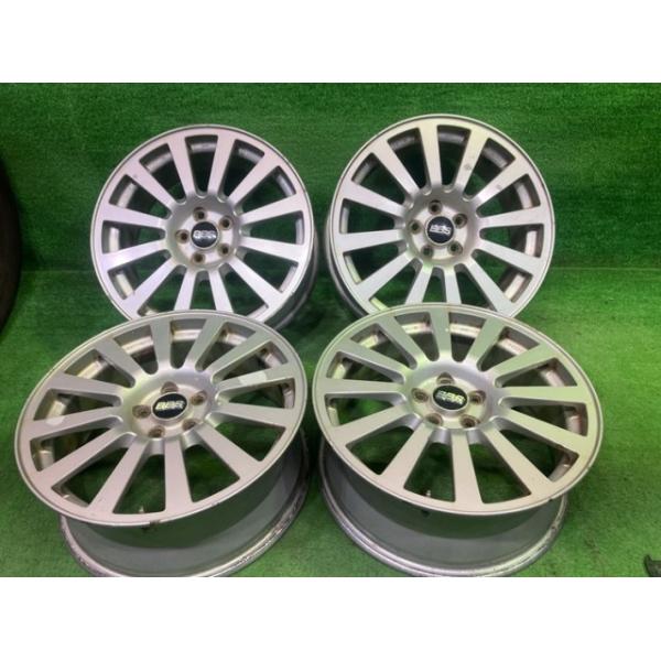 スバル SUBARU 純正オプション BBS フォレスター  SG5 ホイール アルミ シルバー 17インチ 7J 5穴 4本 100 +48