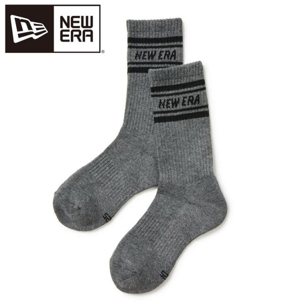 ニューエラ SOCKS CREW 3PAIRS LINE CHA 14489707