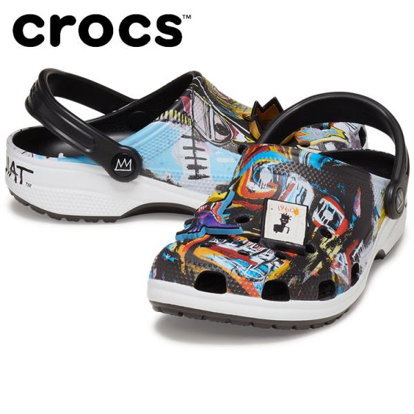 未使用品 crocs × バスキア クラシックグロッグ サンダル 27cm 未使用品 crocs × バスキア クラシックグロッグ サンダル 27cm