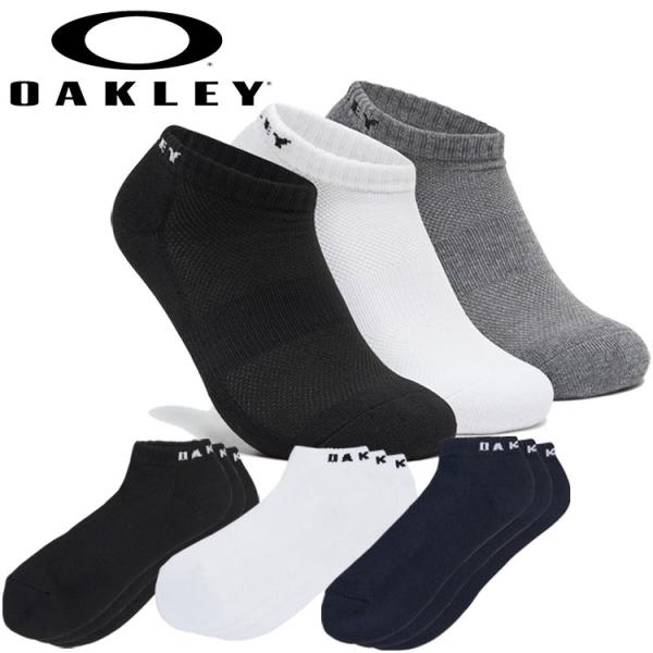 オークリー 3足セット ベーシックアンクル丈ソックス 3足組 3P No Show Socks 93251JP メンズ レディース ソックス 靴下