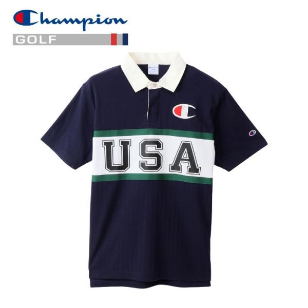 チャンピオン ポロシャツ ゴルフ ゴルフ メンズ C3 Pg302 370 メンズ 19ss ポロシャツ C3pg302 370 Szone スポーツ