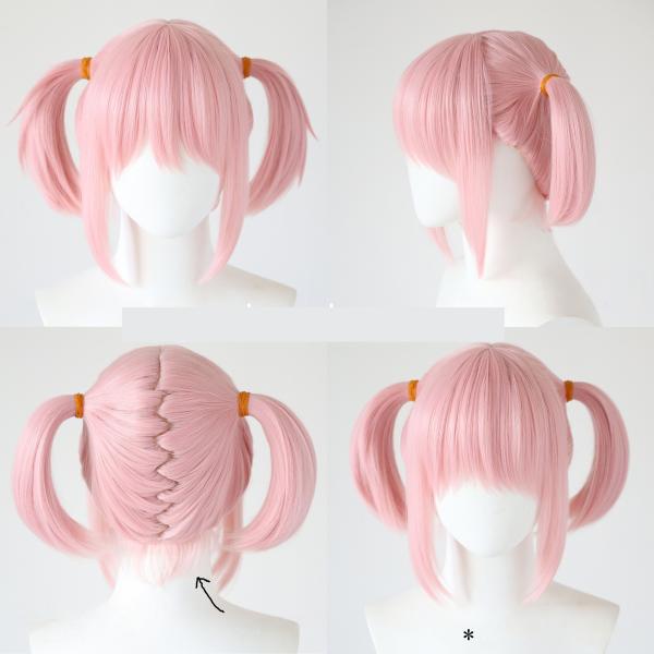 まどかウィッグご確認ページ 三分妄想 魔法少女まどか☆マギカ コスプレ まどか 鹿目まどか ウイッグ