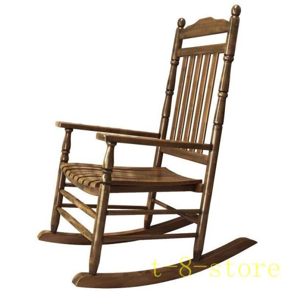 ロッキングチェア 木製のロッキングチェア 屋外/屋内/ポーチ用