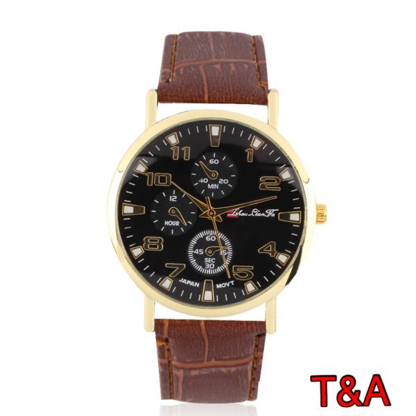 腕時計 時計 メンズ 高品質 レザー 革 ベルト ビジネス ウォッチ 軽量 オシャレ 時計 茶 人気 ブランド ブラウン Buyee 日本代购平台 产品购物网站大全 Buyee一站式代购 Bot Online