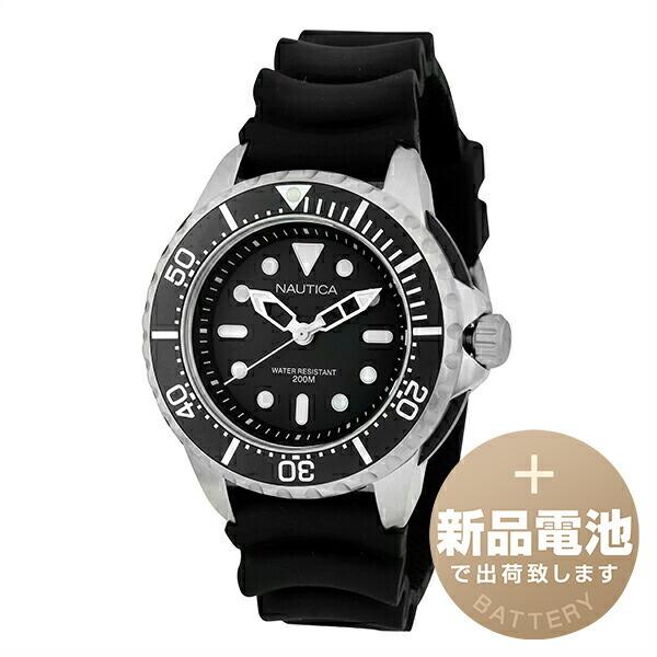 NAUTICA ノーティカ ウォッチ 腕時計 A18630G ブラック 黒 新品電池で 