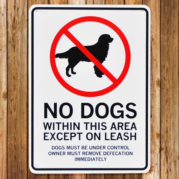 vX`bNTC{[h ֎~ NO DOGS CA-59 jOCeA bZ[W AJG