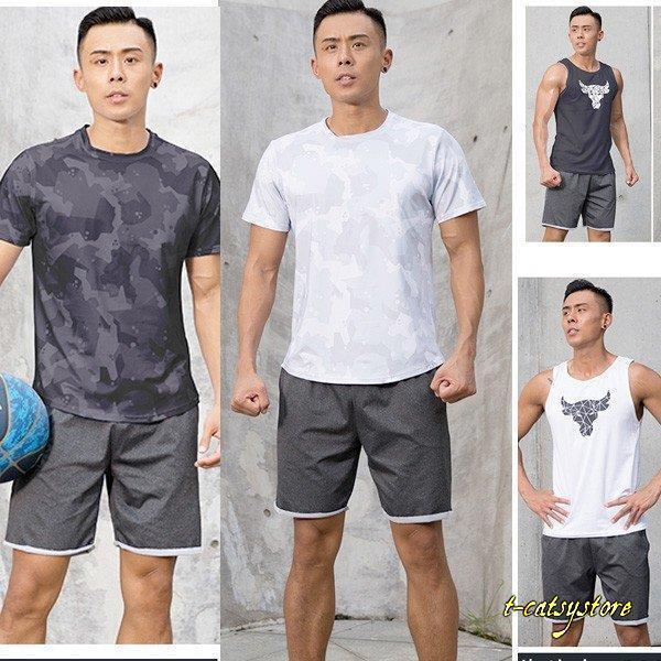 夏用 メンズ ランパン ランショーツ 上下セット 吸汗速乾 半袖tシャツ ジム トレーニングウェア ランニングウェア ジョギング 男性用 マラソン スポーツウエア Ln Y0131 T Catsystore Tーcats Yストア 通販 Yahoo ショッピング