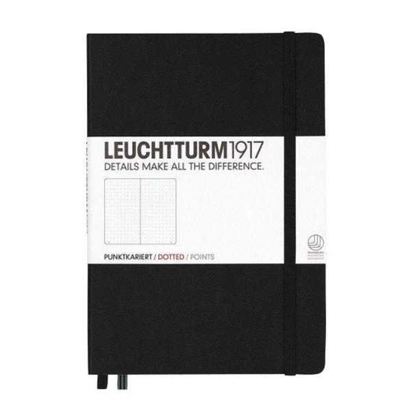A5 ドット方眼 ブラック ロイヒトトゥルム1917 329398