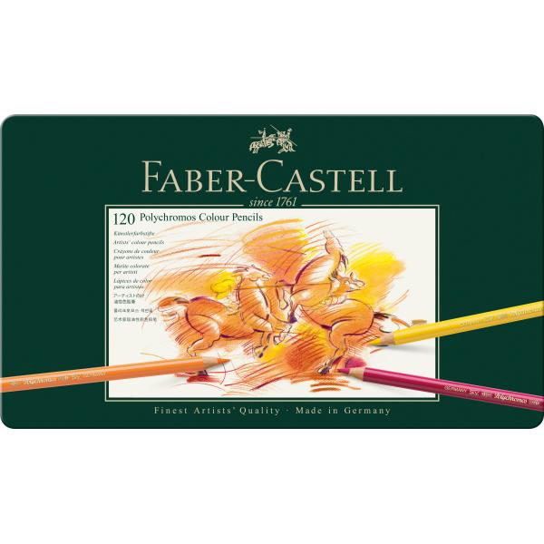 ファーバーカステル ポリクロモス　油性色鉛筆　120色　新品未開封品 ポリクロモス色鉛筆120色 | ファーバーカステル - 額縁 - 激安