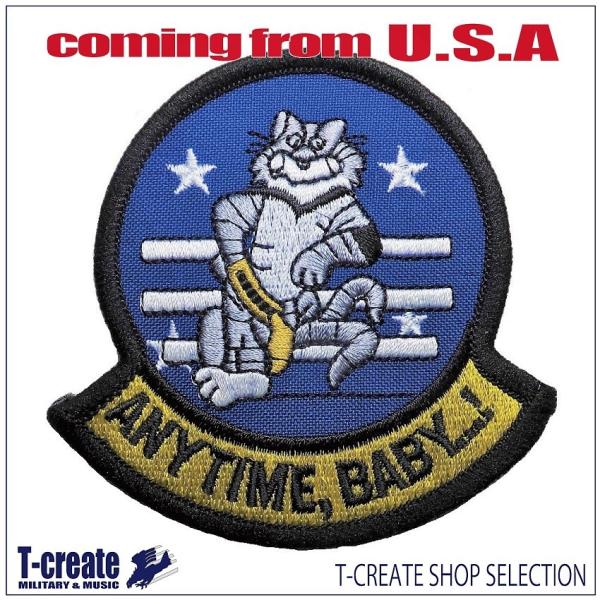 アメリカ海軍(USN)F-14トムキャットTOMCAT刺繍パッチ中古※1点のみ アメリカ海軍(USN)F-14トムキャットTOMCAT刺繍パッチ中古※1点のみ