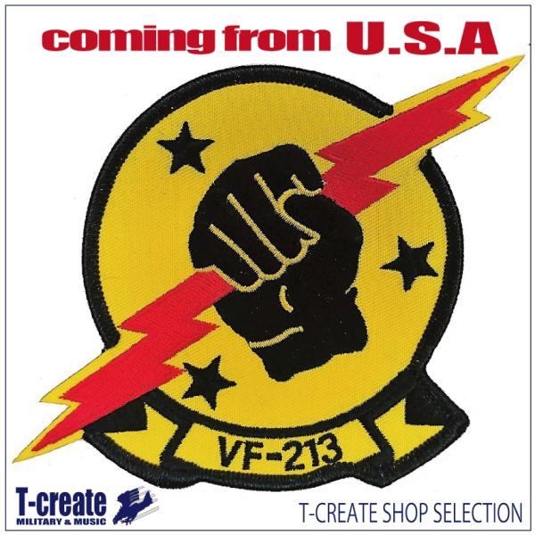ミリタリーワッペン VF-213 トップガン アイスマン アメリカ軍