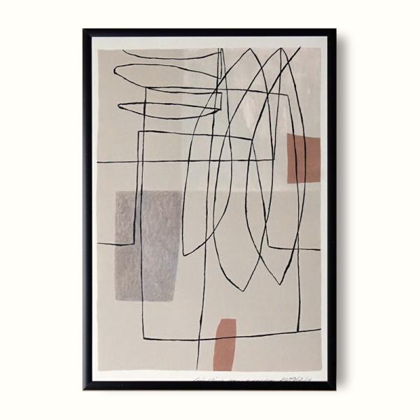 Leise Dich Abrahamsen アートポスター フレーム付 A4 Leise Dich Abrahamsen / Inspiration #4 A4 ポスター 北欧