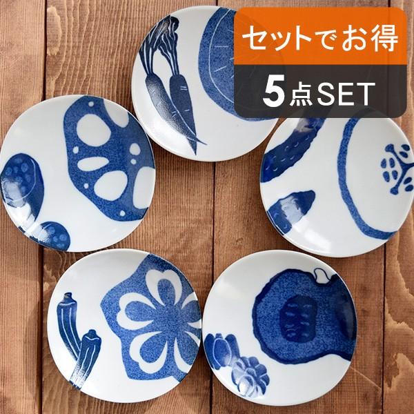 やさいの3 5寸皿 5柄セット和食器 小皿 お皿 取り皿 食器セット お皿セット 小皿セット Set 171 テーブルウェア イースト 通販 Yahoo ショッピング