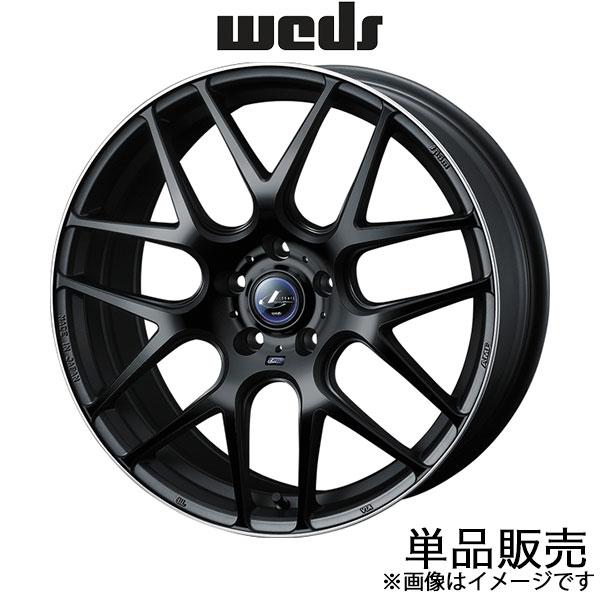 レオニス ナヴィア06 CX-30 DM系 18インチ アルミホイール 1本 マットブラック/リムポリッシュ 0037623 WEDS LEONIS NAVIA