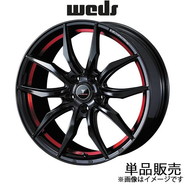 ノヴァリス ローグVF インプレッサスポーツ GT系 17インチ アルミホイール 1本 ピアノブラック/レッドライン 0040068 WEDS NOVARIS
