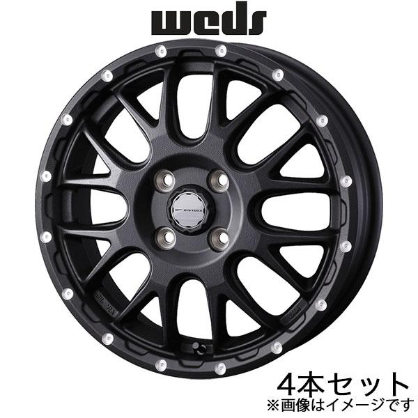 ウェッズアドベンチャー マッドヴァンス08 エブリイワゴン DA17W 14インチ アルミホイール 4本 フリントブラック 0041121 WEDS MUDVA