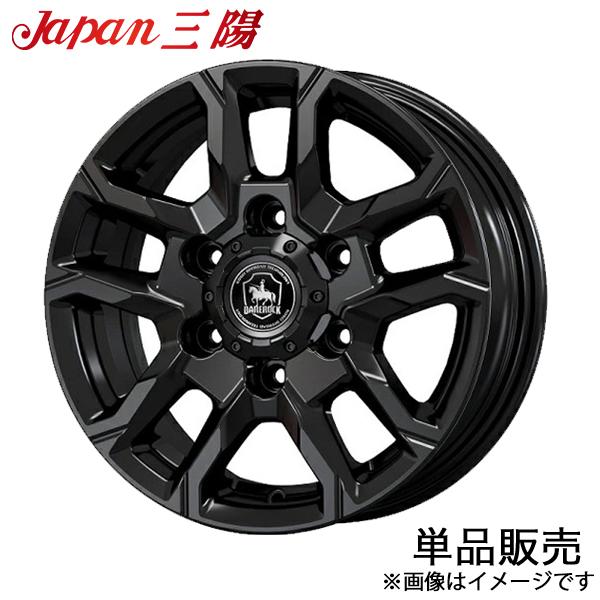 ジャパン三陽 ベアロックバイソン ボンゴブローニイバン 200系 アルミホイール 1本(15×6J 6-139.7 +35 ブラック)Japan三陽 BARER