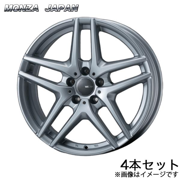 モンツァジャパン ウェスターS05 TTS クーペ(8J) ABA-8JCDLF アルミホイール4本 17インチ 5穴 シルバー TA-06 MONZAJAPA