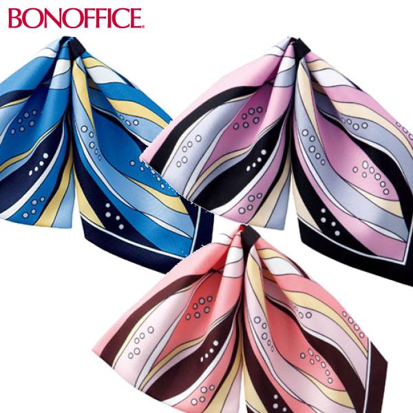 Mini Scarf - ミニスカーフ流れるような美しいデザインが魅力【MATERIAL】ポリエステル100％ループ付き【COLOR】■6.ブルー■9.ピンク■13.サーモンピンク【SIZE】■F（フリーサイズ）巾10cm／長さ28cm