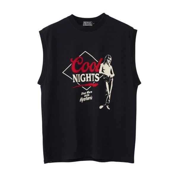 【新品タグ付】ヒステリックグラマー　スパンコール　総柄　半袖ノースリーブTシャツ Amazon | [ヒステリックグラマー] HYS BREAZE ノースリーブ T