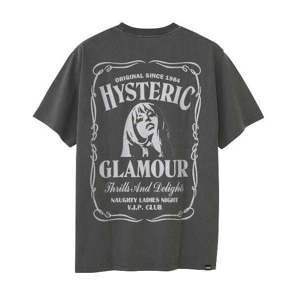 【新品未使用】HYSTERIC GLAMOUR ヒステリックグラマー　Tシャツ黒 HYSTERIC GLAMOUR ヒステリックグラマー Tシャツ 黒 XL 美品