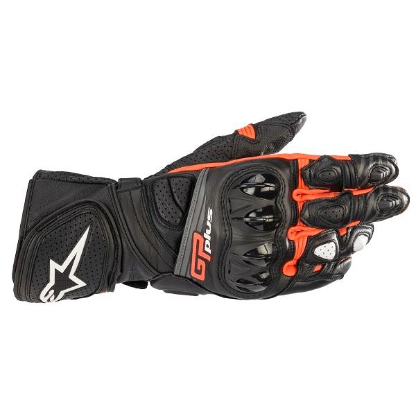 アルパインスターズ GP PLUS R V2 GLOVE 1030BLACK RED FLUO Mサイズ 