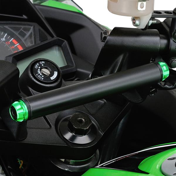 他サイト： DAYTONA (デイトナ) クランプバー Ninja250/250R専用 マルチバーホルダー ライムグリーン 17867の商品画像