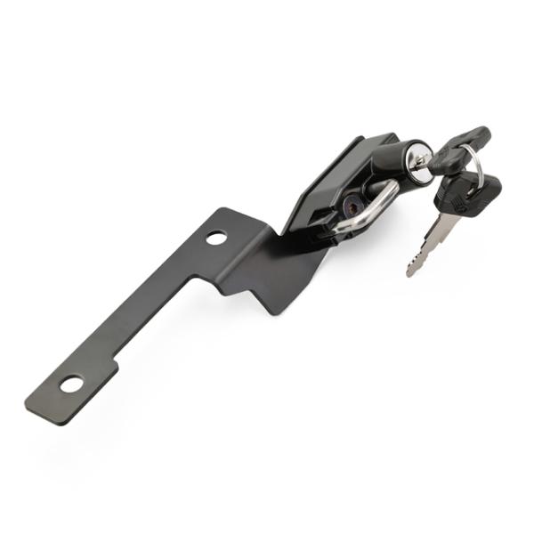 スマートに取り付けが可能な車種専用設計。純正ライクな見た目で、車両の雰囲気を崩しません。ヘルメットホルダーが標準装備されていない車両にボルトオンでヘルメットホルダーが取付可能。左側タンデムステップホルダーと共締めで簡単装着。カギは2本付属。...