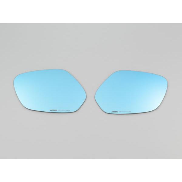 DAYTONA（デイトナ） ハイビジ貼り付けタイプミラー HONDA2 ブルー