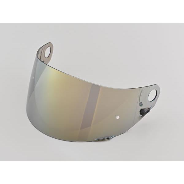 DAYTONA（デイトナ） DN-002CP シールド ゴールドミラー 48914 : 2輪