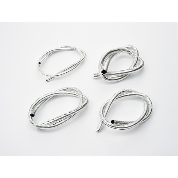 DAYTONA（デイトナ） メッキコルゲートチューブセット （クローム） φ6