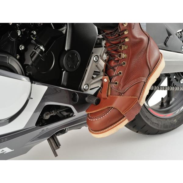 DAYTONA（デイトナ） 外れにくいシフトパッド ブラウン L 99240 : 2輪