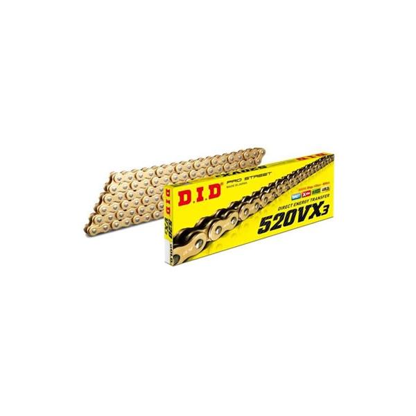 DID�`�F�[���@520VX3 110L �S�[���h ZB(�J�V���^�C�v)   321662