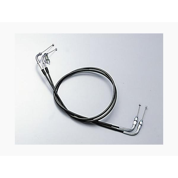 アウター長 1290/1290mm※ワイヤーオイルを定期的に注入してくださいイントルーダークラシック800（01-04 K1-K4）キャブ車：150mmロング、イントルーダークラシック400（-06 VK54A-103735迄）：150mm...