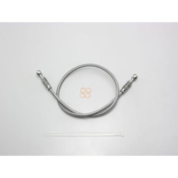 フィッティングとメッシュホースの接合部はスエージング式カシメＴＹＰＥ長さ６５cm　ABS車はホースジョイント（HB7F/HB7E）をご覧ください※ワイヤーオイルを定期的に注入してください画像はイメージ画像となりますので、実際の商品と形状が異...