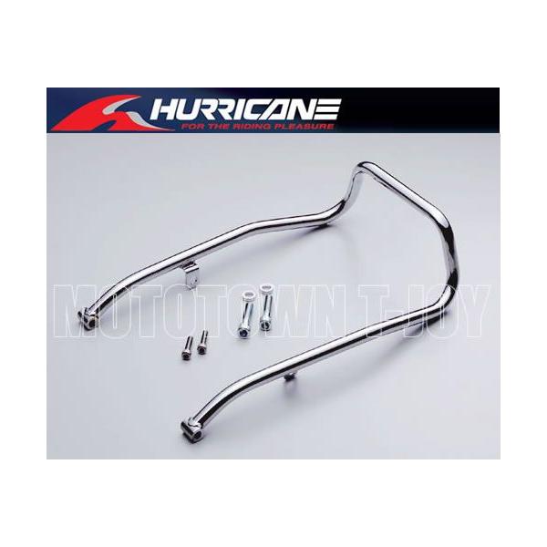 ハリケーン　ST250E タンデムグリップ　クロームメッキ HURRICANE ST250/E(04-16)用 タンデムグリップ(メッキ