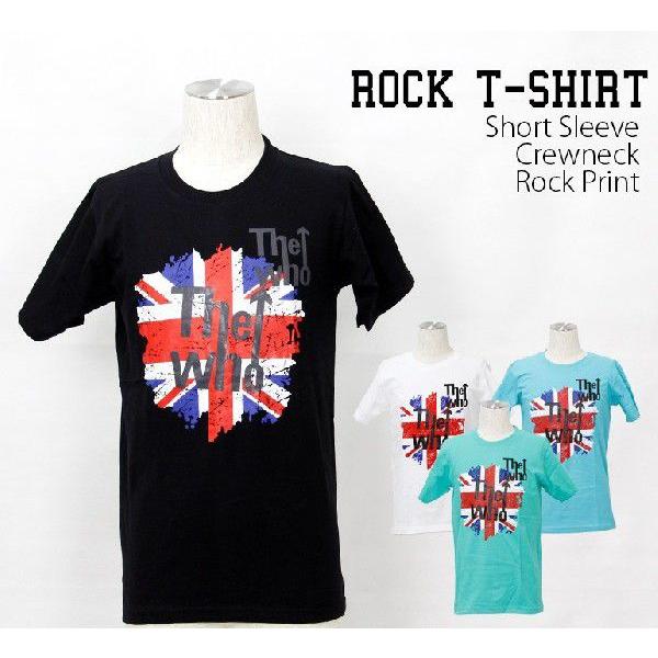 ロックtシャツ バンドtシャツ パンク The Who ザ フー イギリスロゴ 3色 M L Xl Xxlサイズ 黒色 白色 Agt003 T Link 通販 Yahoo ショッピング